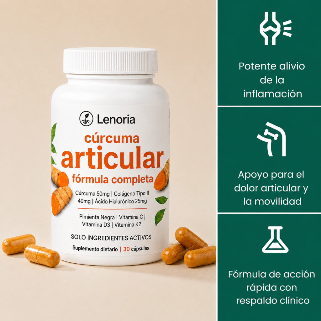 Cápsulas de Cúrcuma – Reducí el Dolor Naturalmente