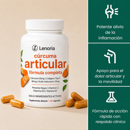 Cápsulas de Cúrcuma – Reducí el Dolor Naturalmente
