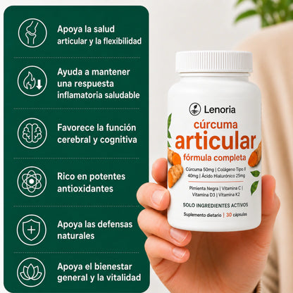 Cápsulas de Cúrcuma – Reducí el Dolor Naturalmente